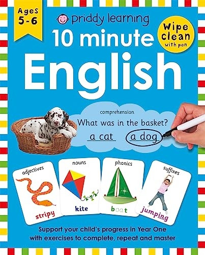 10 Minute English (Wipe Clean Workbooks)