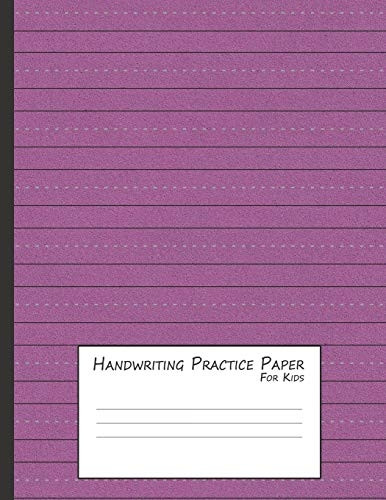 Handwriting Practice Paper for Kids: A Workbook for Learning to Write Alphabets & Numbers - Maroon Foam (Writing Exercise Stationery)