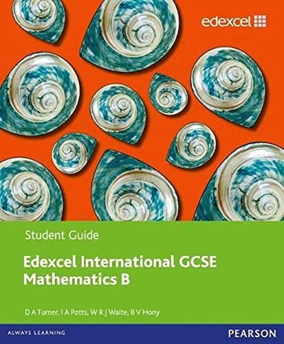 Edexcel IGCSE Mathematics B Student Book