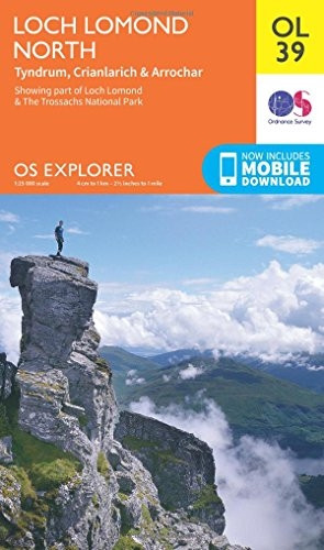 OS Explorer OL39 Loch Lomond North (OS Explorer Map)