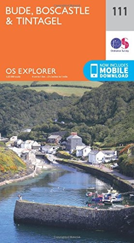 OS Explorer Map (111) Bude, Boscastle and Tintagel