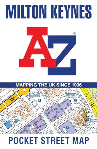 Milton Keynes A-Z Pocket Street Map