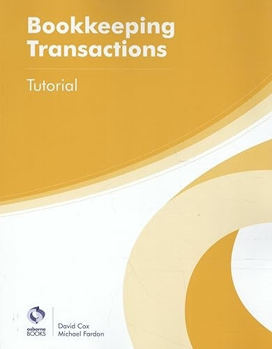 Bookkeeping Transactions Tutorial - AAT Foundation Certificate in Accounting