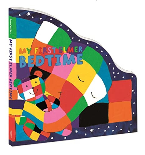 My First Elmer Bedtime: Shaped Board Book (Elmer Shaped Board Books) [Board book]