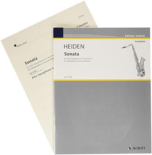 Sonata: For Alto Saxophone & Piano