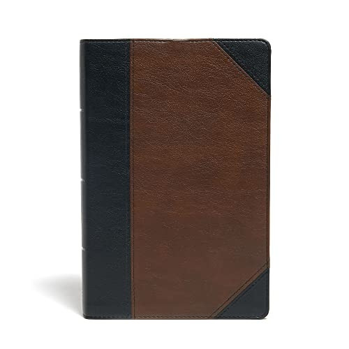 KJV Large Print Personal Size Reference Bible, Brown/Black
