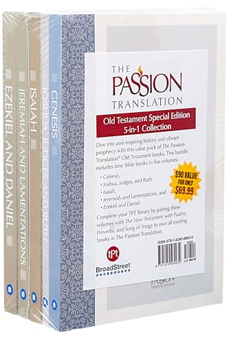 The Passion Translation Old Testament Special Edition: 5-In-1 Collection