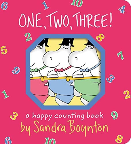 One, Two, Three!: A Happy Counting Book (Boynton on Board) [Board book]