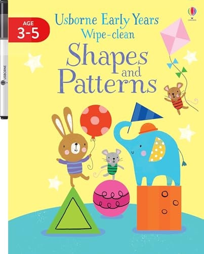 KS EARLY YEARS WIPE CLEAN SHAPES AND PAT