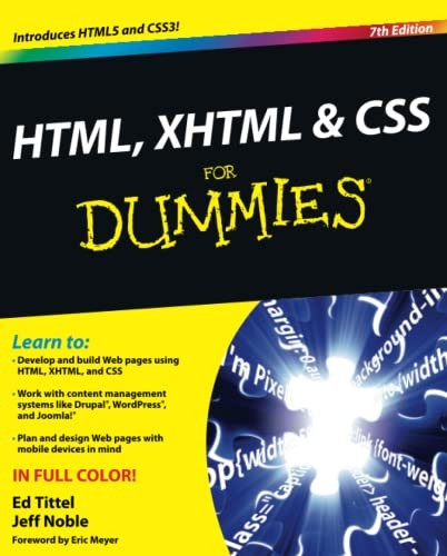 HTML, XHTML & CSS For Dummies (For Dummies