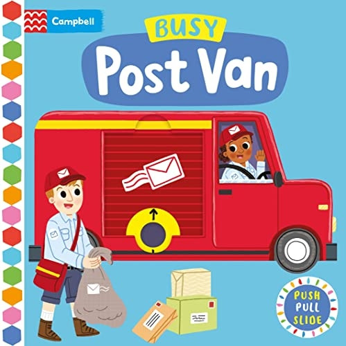 Busy Post Van: A Push, Pull and Slide Book (Campbell Busy Books) [Board book]