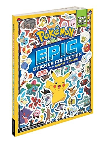 Pokemon Epic Sticker Collection 2nd Edition: From Kanto to Galar: Volume 2 (Pokemon Epic Sticker Collection)
