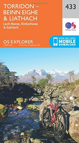 OS Explorer Map (433) Torridon - Beinn Eighe and Liathach