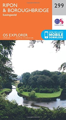OS Explorer Map (299) Ripon and Boroughbridge