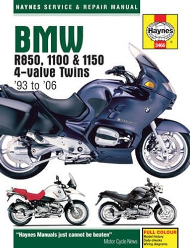 BMW R850, 1100, & 1150 Service and Repair Manual