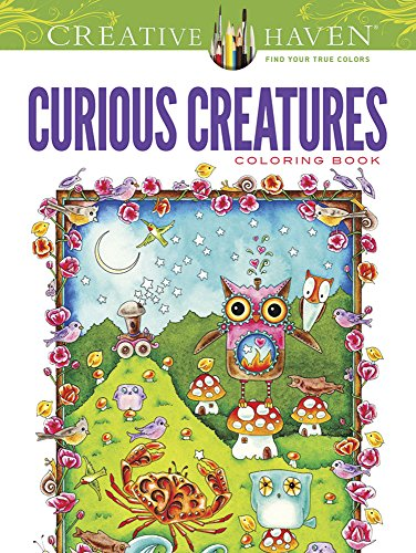 Creative Haven Curious Creatures Coloring Book
