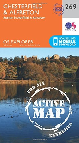OS Explorer Map Active (269) Chesterfield and Alfreton (OS Explorer Active Map)