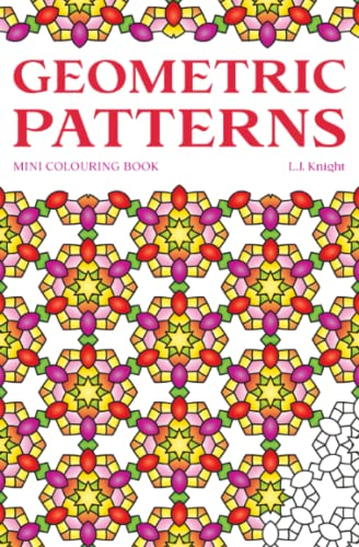 Geometric Patterns Mini Colouring Book: 50 Relaxing Travel Size Abstract Pattern Designs