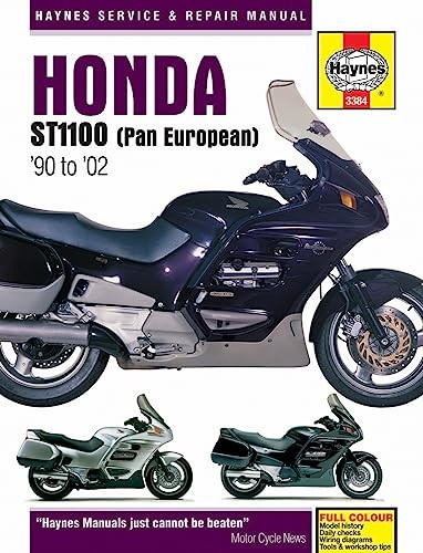 Honda ST1100 Pan European V-Fours Motorcycle Service and Repair Manual