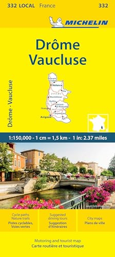 Drôme Vaucluse - Michelin Local Map 332: Map