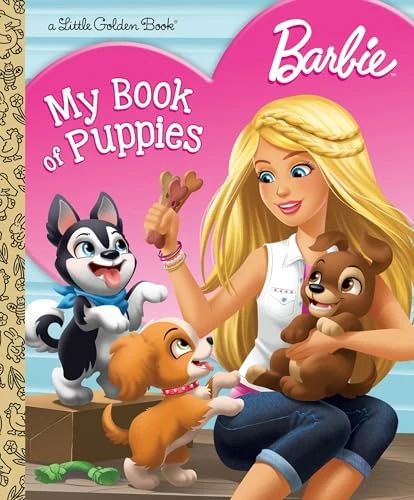 Barbie: My Book of Puppies (Barbie) (Little Golden Book)