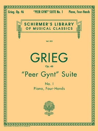 Edvard Grieg Peer Gynt Suite No. 1 Op. 46 (Piano Duet) Pfduet