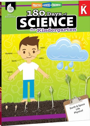 180 Days of Science for Kindergarten (Grade K): Practice, Assess, Diagnose (180 Days of Practice)