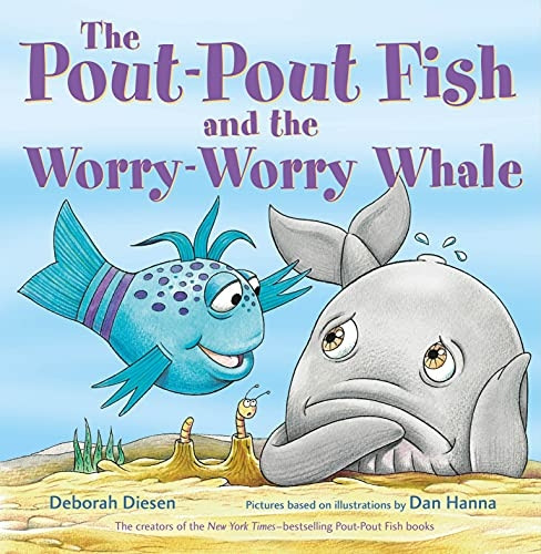 The Pout-Pout Fish and the Worry-Worry Whale (Pout-Pout Fish Adventure) [Board book]