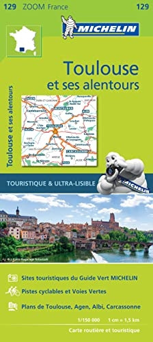 Toulouse & surrounding areas - Zoom Map 129: Map (Michelin Zoom Maps)