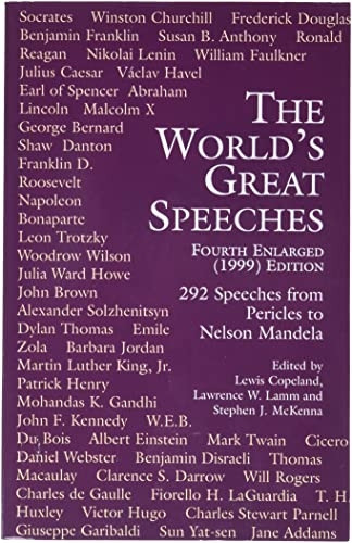 The World's Great Speeches [Large Print]