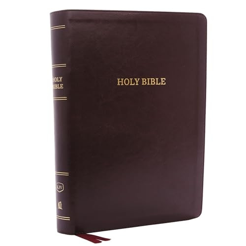 KJV, Deluxe Reference Bible, Super Giant Print, Imitation Leather, Burgundy, Indexed, Red Letter Edition, Comfort Print