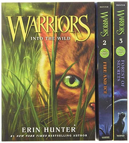 Warriors Box Set: Volumes 1 to 3: Into the Wild, Fire and Ice, Forest of Secrets (Warriors: The Prophecies Begin)
