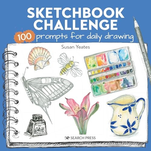 Sketchbook Challenge: 100 Prompts for Daily Drawing