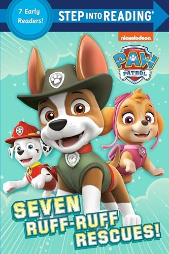 Seven Ruff-Ruff Rescues! (Paw Patrol) (Step Into Reading)