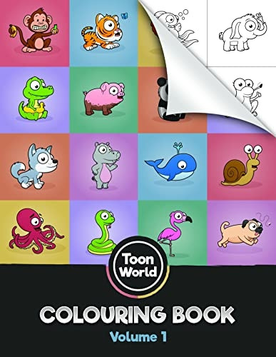 Toon World Colouring Book: Volume 1