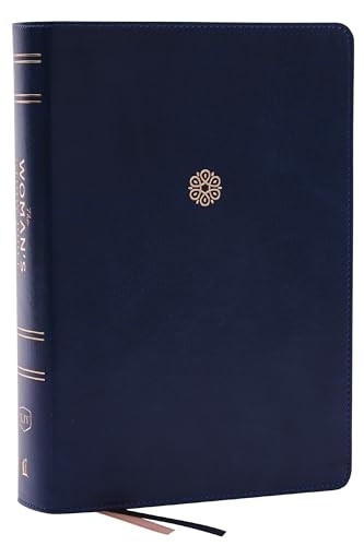 KJV, The Woman's Study Bible, Blue Leathersoft, Red Letter, Full-Color Edition, Comfort Print: Receiving God's Truth for Balance, Hope, and Transformation