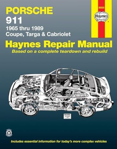 Porsche 911, 1965-89 Coupe, Targa and Cabriolet Automotive Repair Manual (Haynes Automotive Repair Manuals)