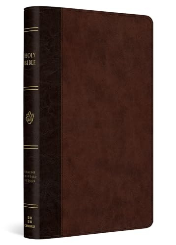 ESV Large Print Thinline Reference Bible (Trutone, Brown/Walnut, Timeless Design)