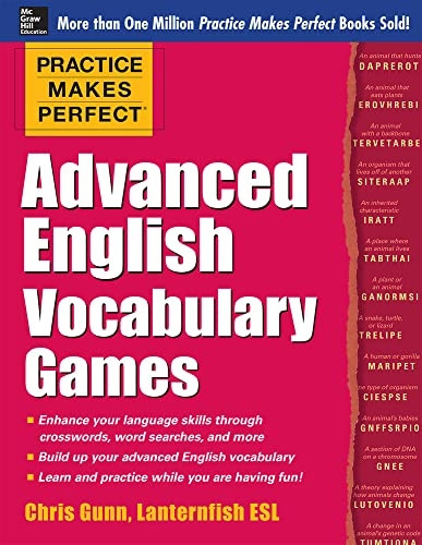Practice Makes Perfect Advanced English Vocabulary Games (Practice Makes Perfect Series)