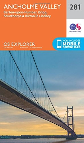 OS Explorer Map (281) Ancholme Valley