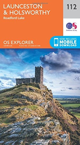 OS Explorer Map (112) Launceston and Holsworthy