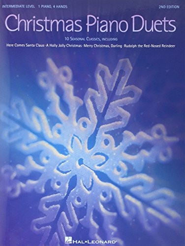 Christmas Piano Duets, Intermediate Level, 1 Piano, 4 Hands