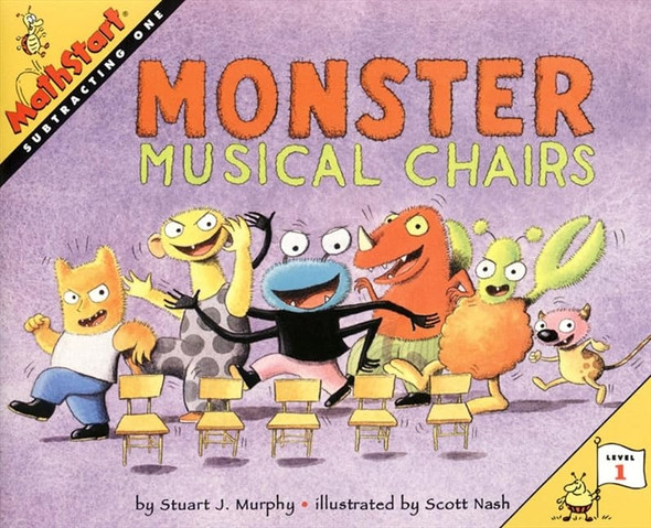 Monster Musical Chairs (MathStart: Subtracting One) [Illustrated]