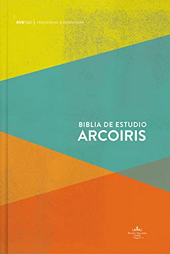 RVR 1960 Biblia de Estudio Arco Iris, multicolor tapa dura