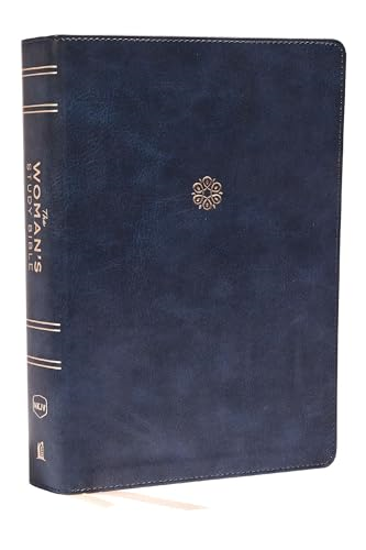 The NKJV, Woman's Study Bible, Leathersoft, Blue, Full-Color: Receiving God's Truth for Balance, Hope, and Transformation