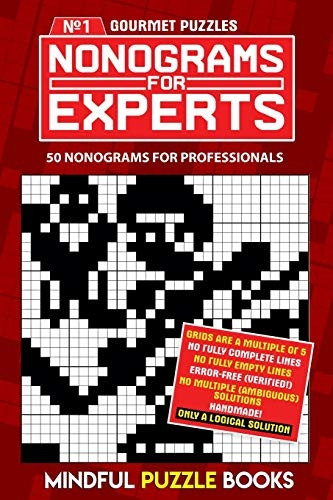 Nonograms for Experts: 50 nonograms for professionals (Hanjie)