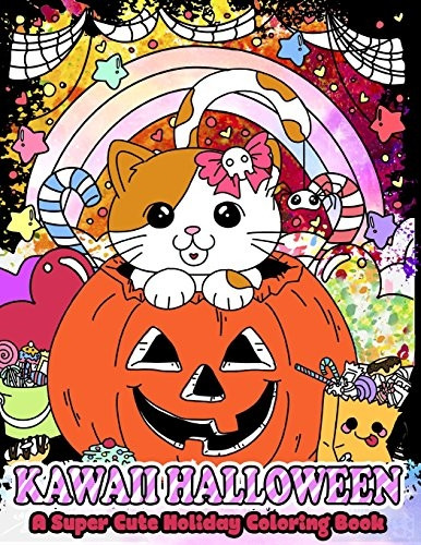 Kawaii Halloween: A Super Cute Holiday Coloring Book