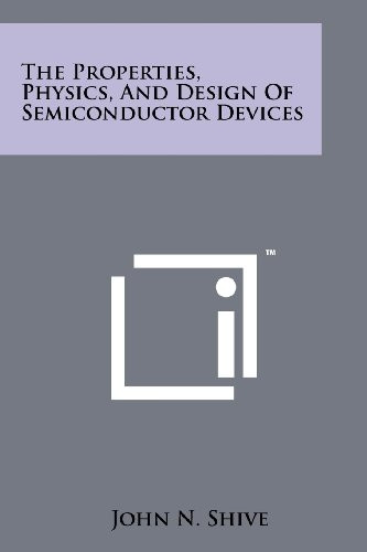 Properties, Physics, and Design of Semiconductor Devices