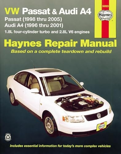 Haynes VW Passat & Audi A4 Automotive Repair Manual (Haynes Repair Manuals)