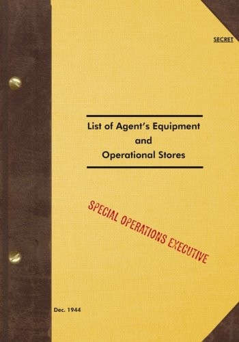SECRET List of Agent's Equipment and Operational Stores: 1944